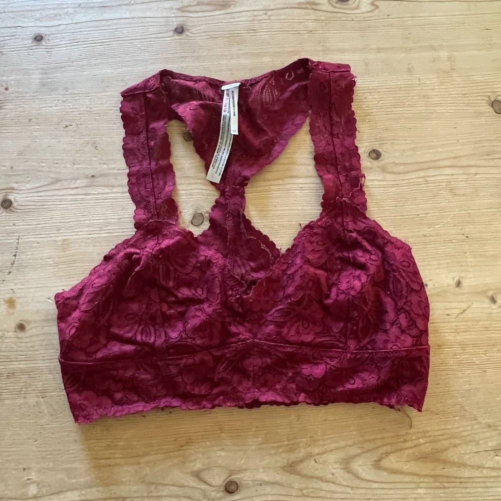 Free People - Galloon Lace Racerback - S